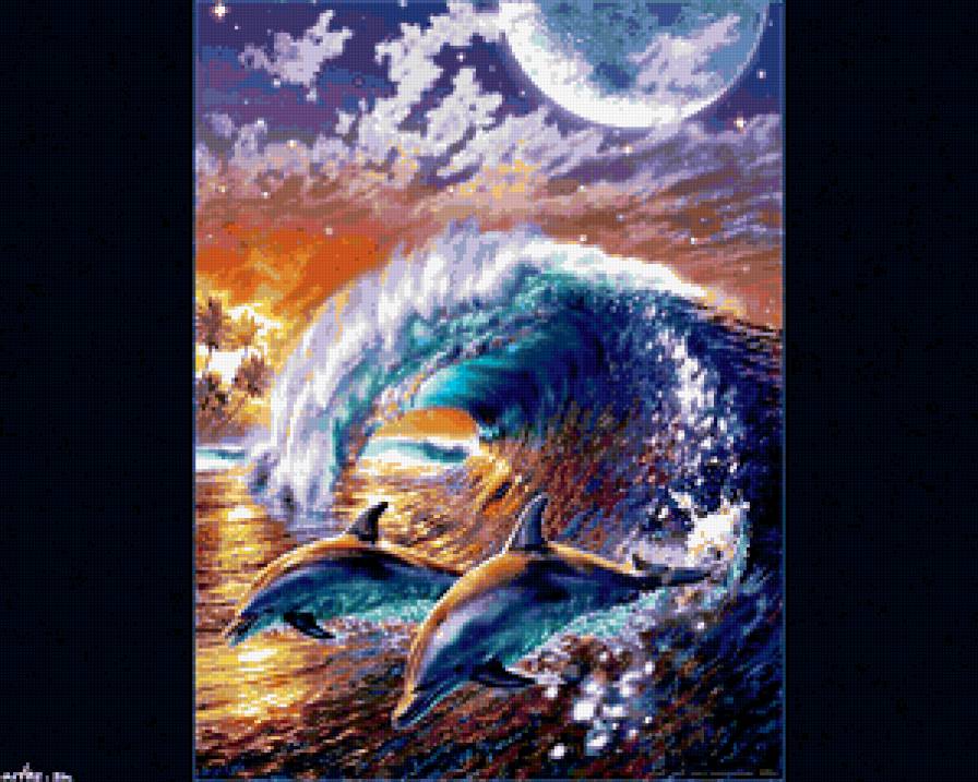 №281169 - дельфины - предпросмотр