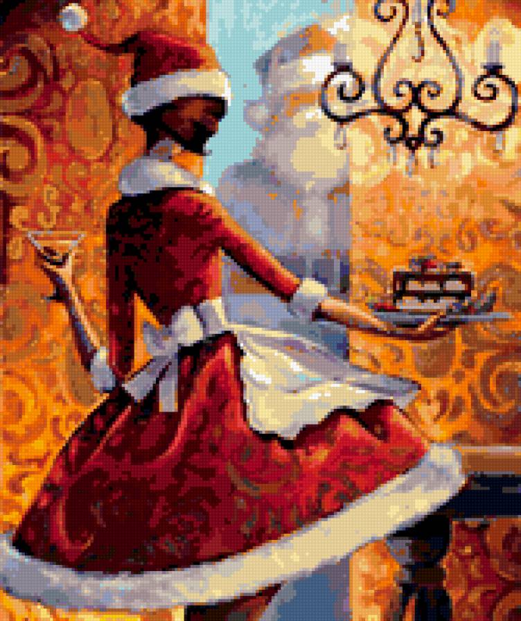 Гламур по Триш Биддл новй год - девушки - предпросмотр