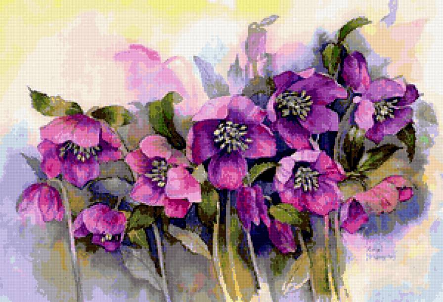 Серия "Букет" - колокольчики, цветы, букет - предпросмотр