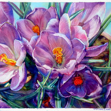 Схема вышивки «акварель»