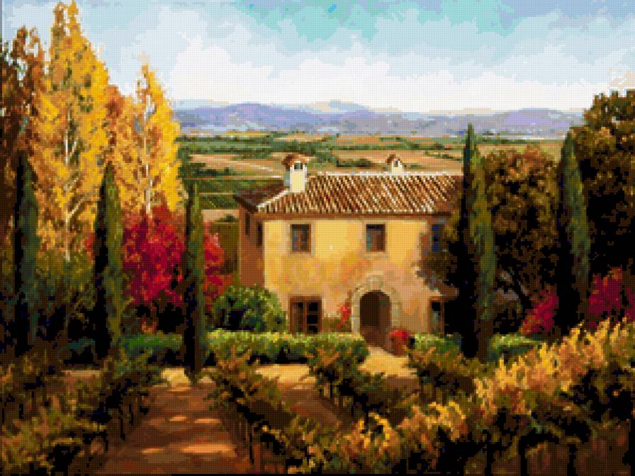 Домик - природа - предпросмотр