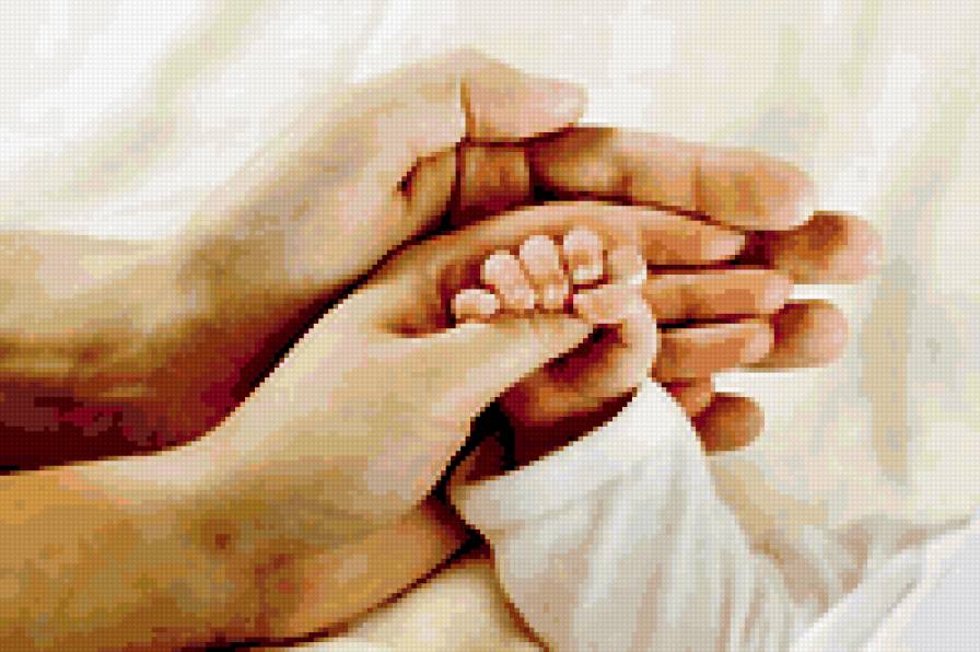 руки - семья, руки, нежно - предпросмотр