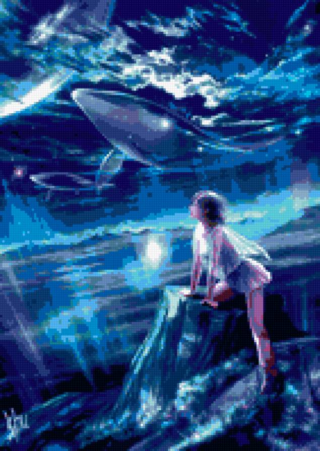 фентези - фентези, люди, рыбы, море - предпросмотр