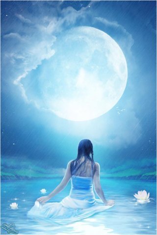 фентези - фентези, девушка, люди - оригинал