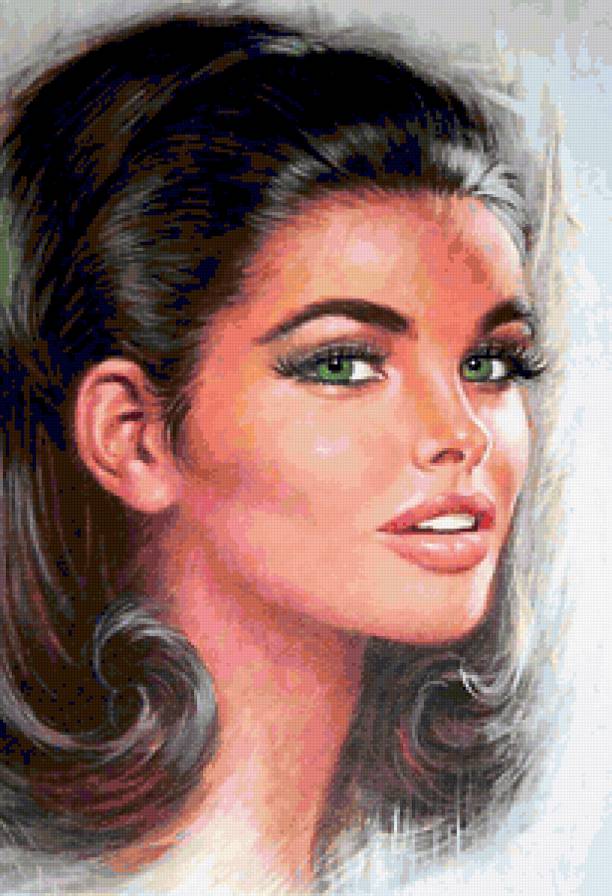 зеленоглазая красавица - красота - предпросмотр