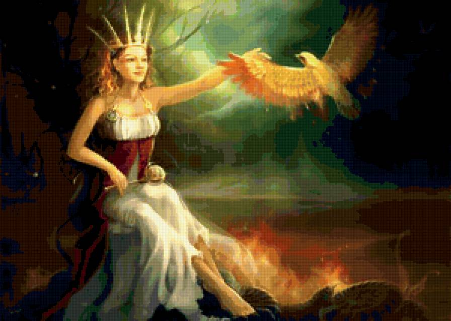 фея и птица - фэнтази - предпросмотр