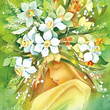 Схема вышивки «цветы»