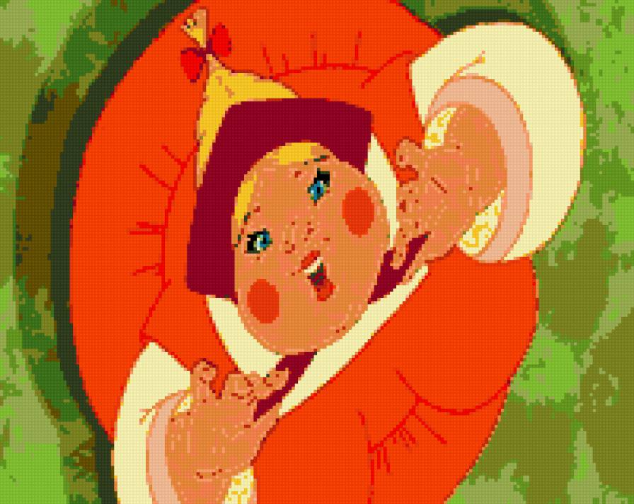 Прикольная подушечка для доченьки - подушка - предпросмотр