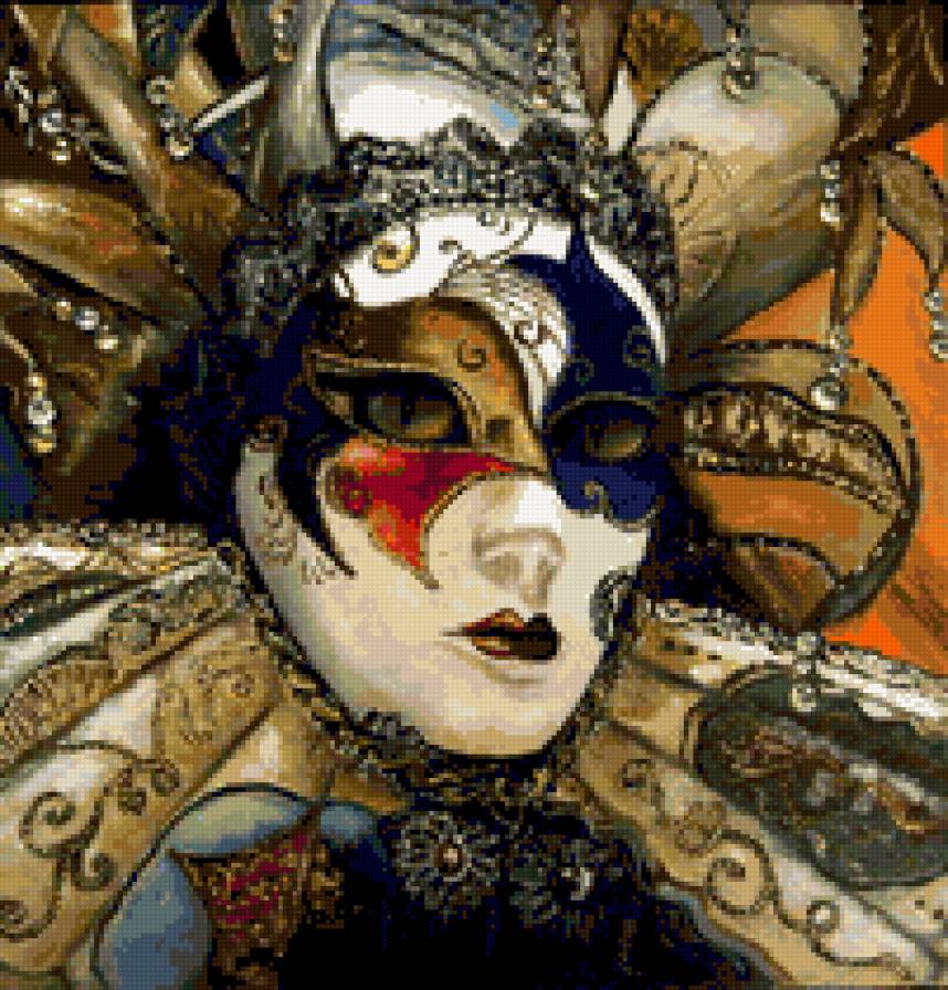 Венецианская маска 1 - венецианская маска - предпросмотр