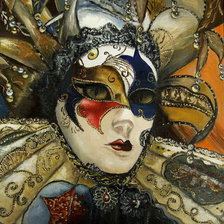 Схема вышивки «Венецианская маска 1»