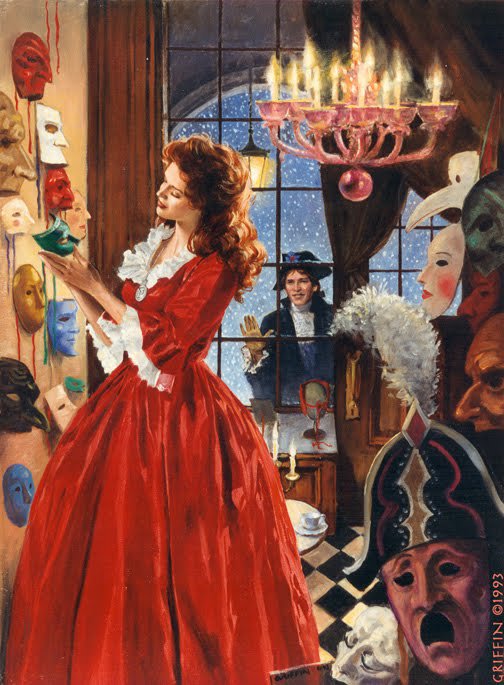 Венецианские маски - люди - оригинал