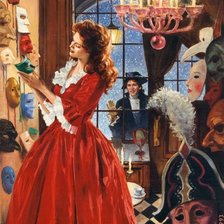 Схема вышивки «Венецианские маски»