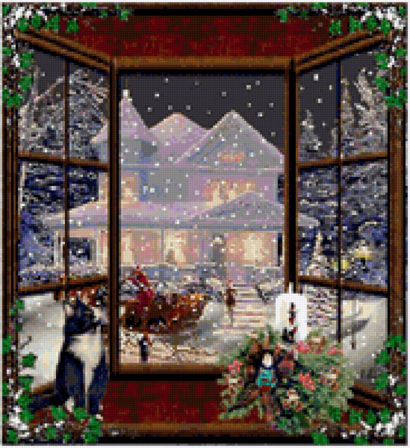 Рождественский вечер - рождество - предпросмотр