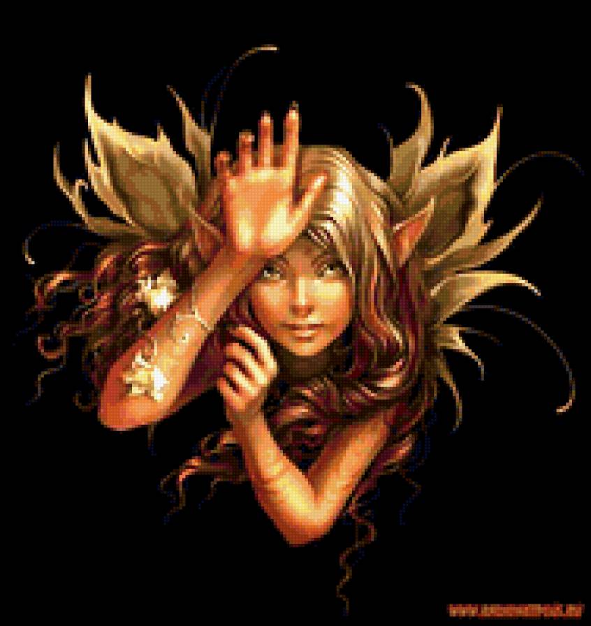 серия "фентези" - эльфы, девушка, фентези - предпросмотр