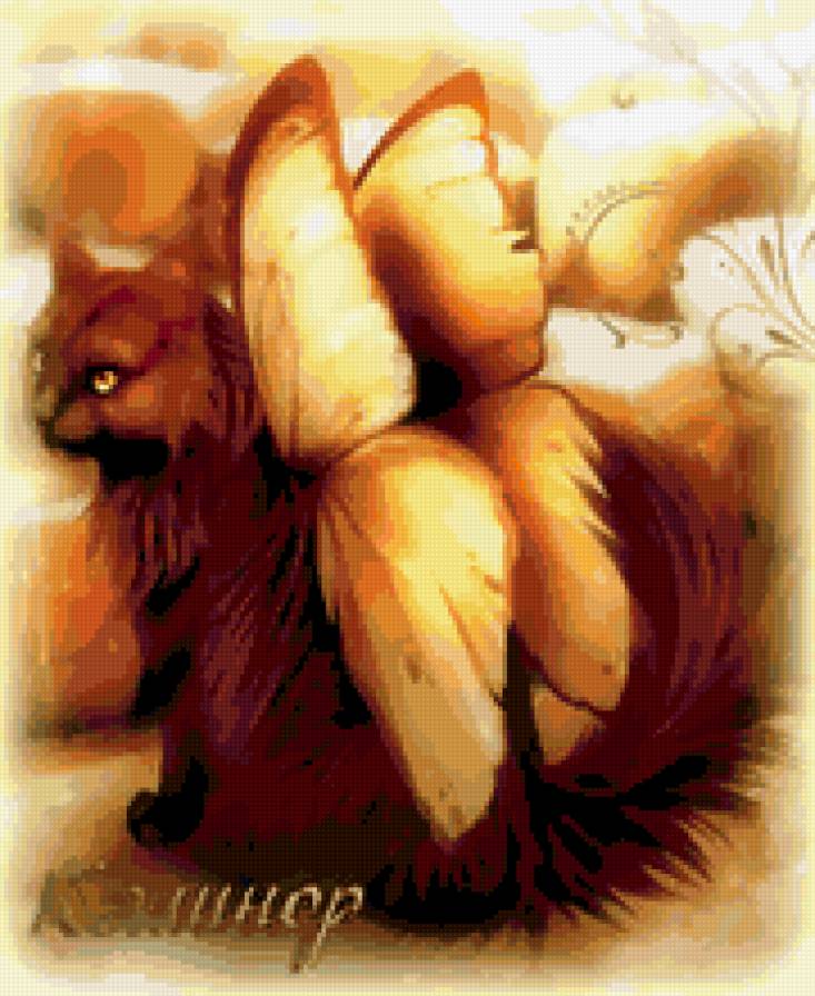 Кот - фэнтази, кошка - предпросмотр