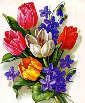весенний букет - оригинал