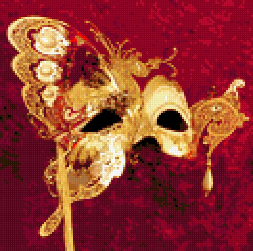 Венецианская маска - предпросмотр