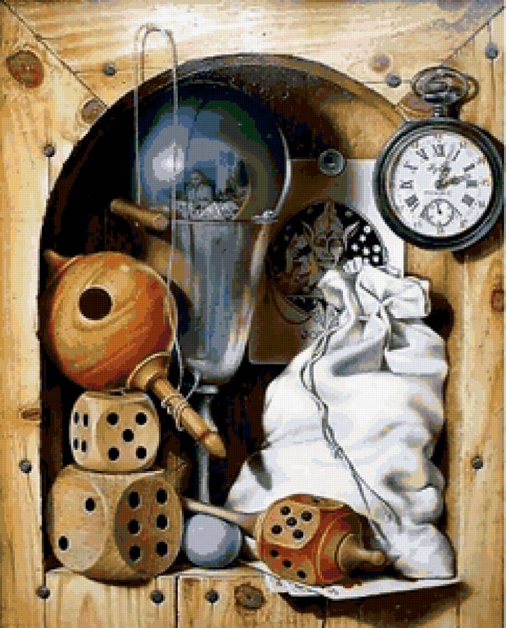 №283370 - натюрморт, часы. - предпросмотр