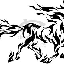 Оригинал схемы вышивки «Конь» (№283408)
