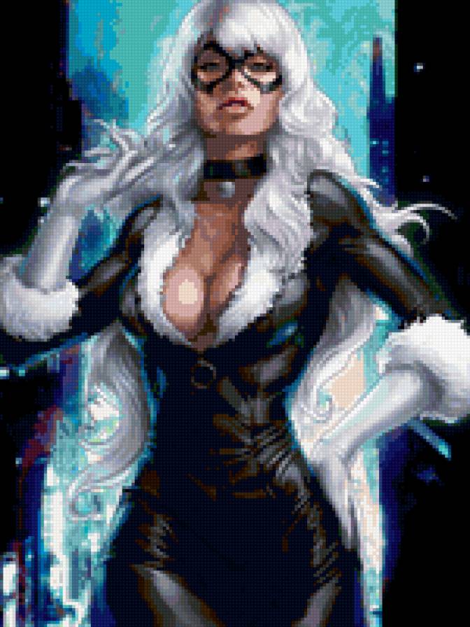 чёрная кошка - дамы, леди - предпросмотр