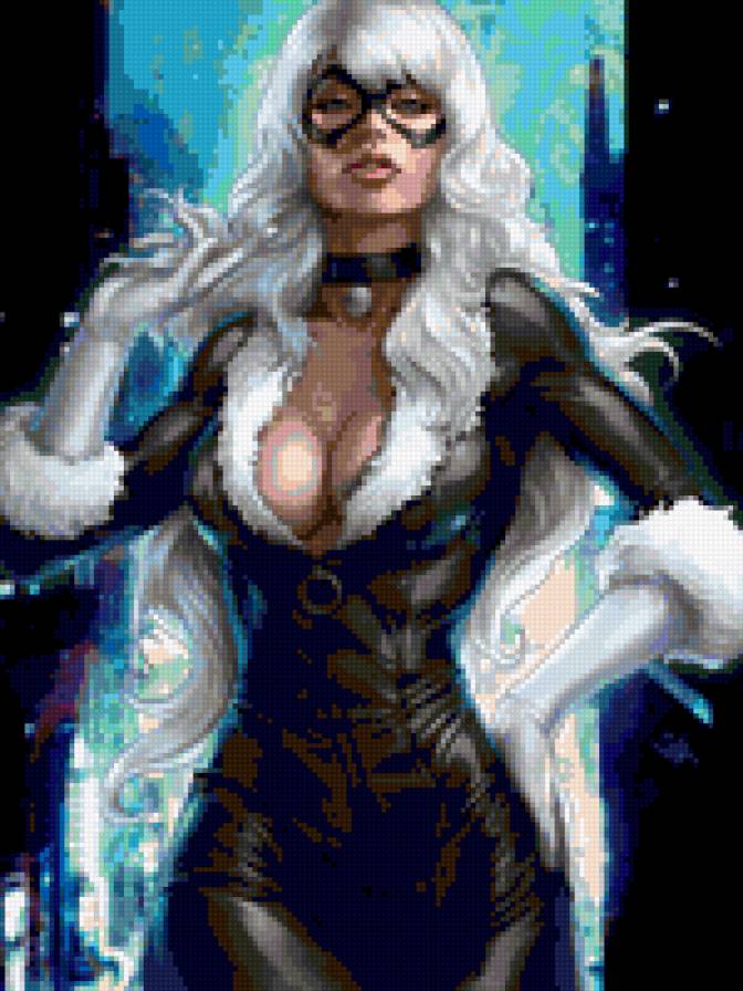 чёрная кошка - леди, дамы - предпросмотр