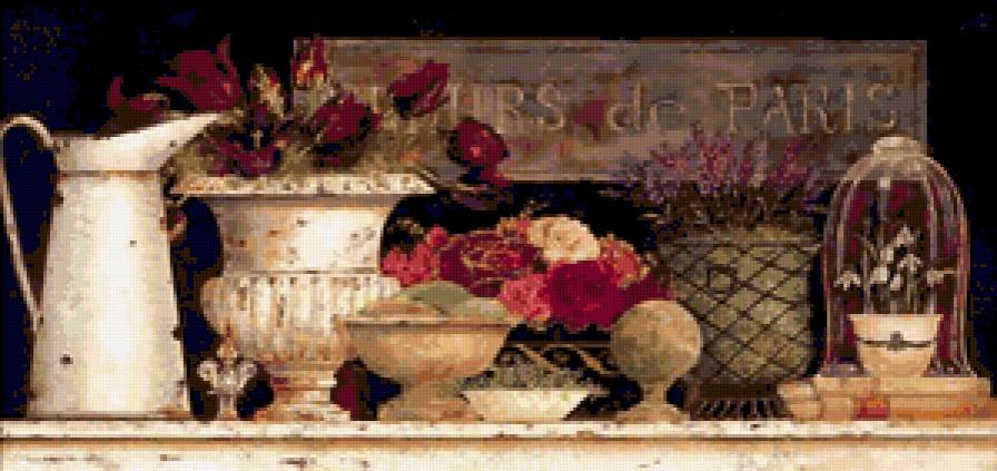 Для кухни. - фрукты., цветы, натюрморт - предпросмотр