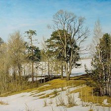 Схема вышивки «первые проталины»