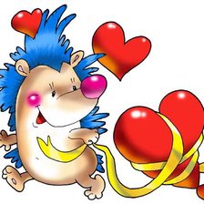 Схема вышивки «ежИК»