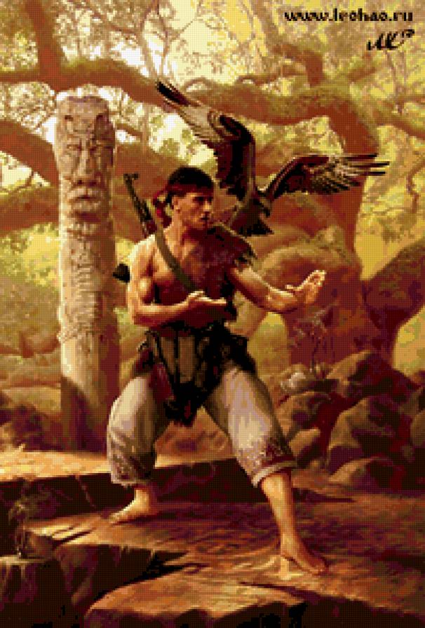 №283793 - птица, воин, человек - предпросмотр