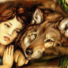 Девочка и волк
