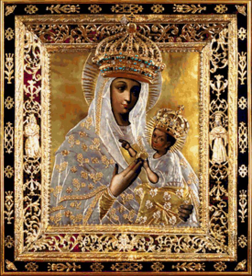 Будславская икона Божьей матери - икона - предпросмотр
