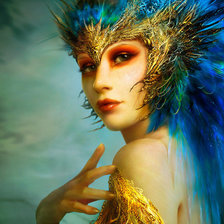 Схема вышивки «ДЕВУШКА НА КАРНАВАЛЕ»