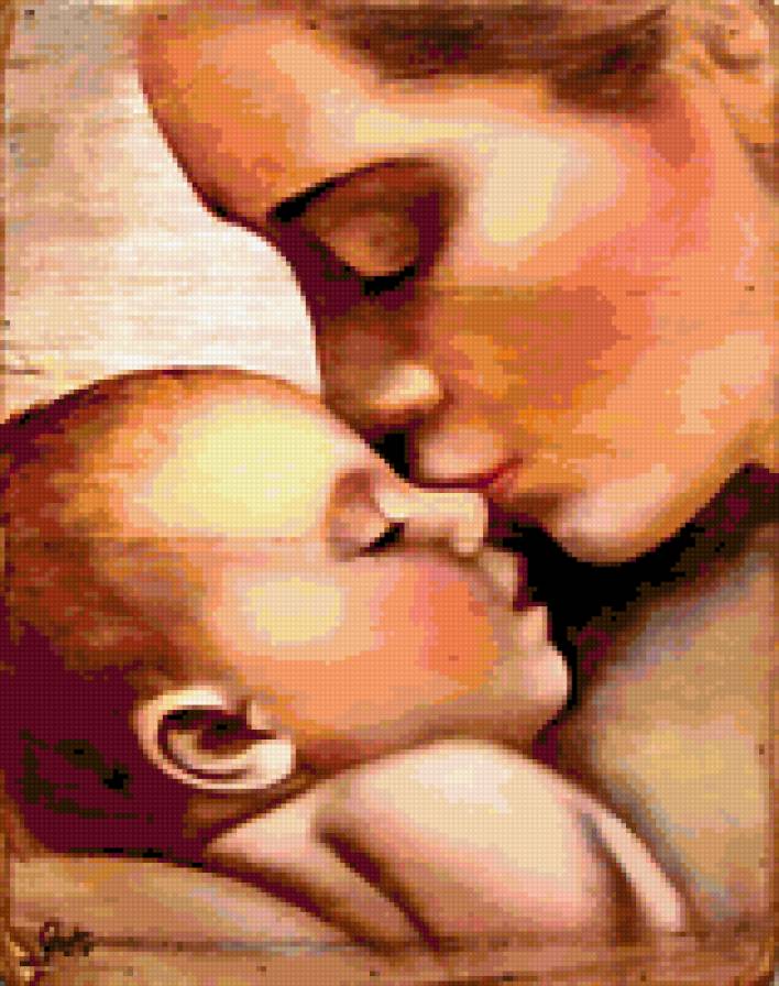 материнская любовь - любовь, дети, мама, семья, люди - предпросмотр