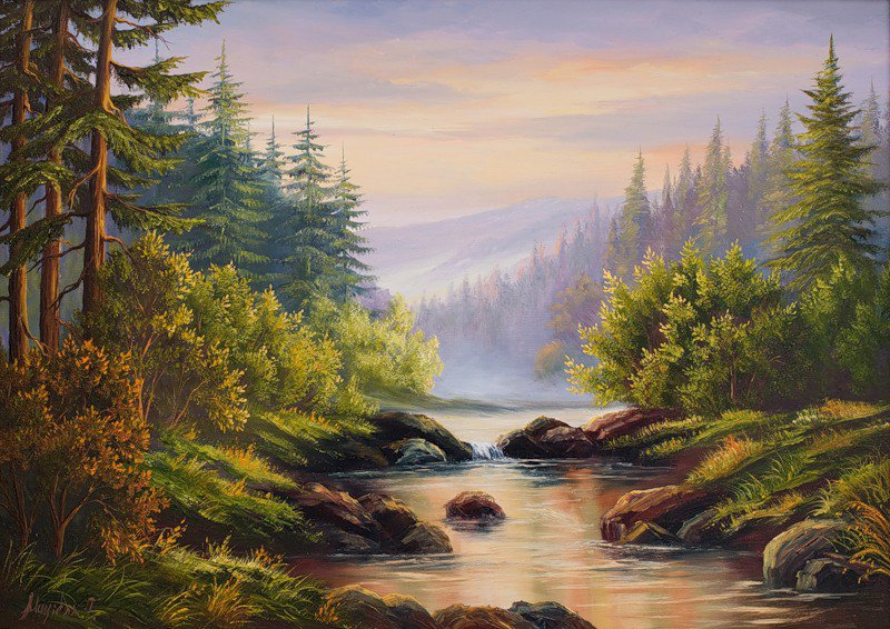 весна - пейзаж - оригинал