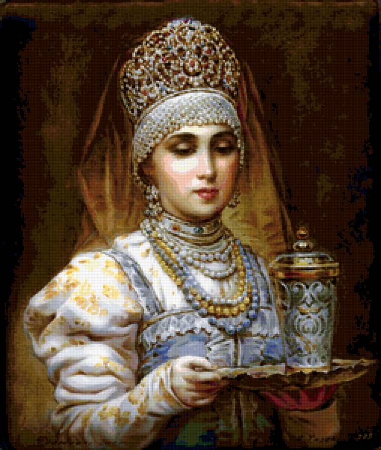 Русская красавица - сказка, красавица - предпросмотр