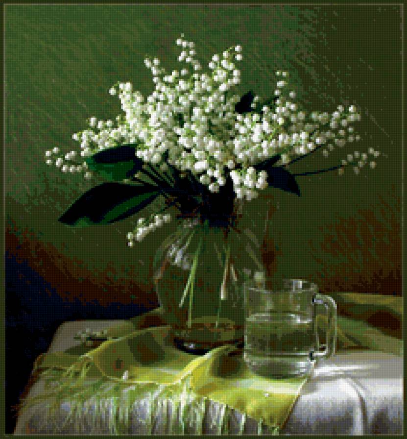 ландыши - натюрморт, ландыши, цветы - предпросмотр