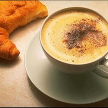 Схема вышивки «кофе»