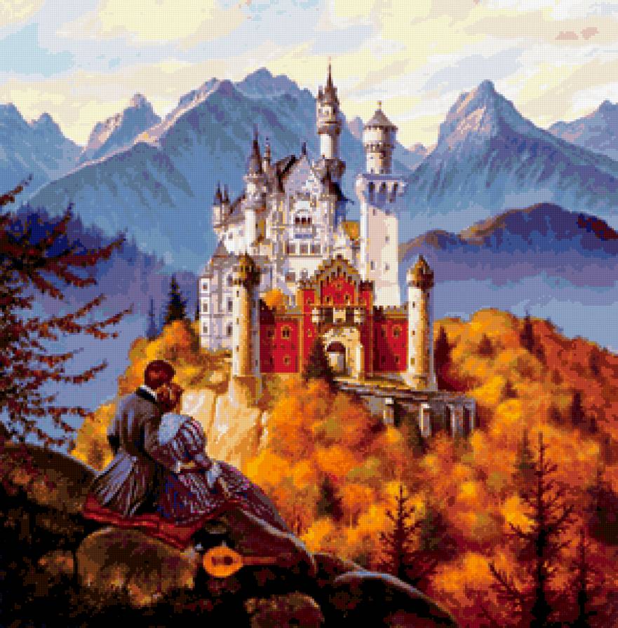 идилия - замок, пара, гармония - предпросмотр