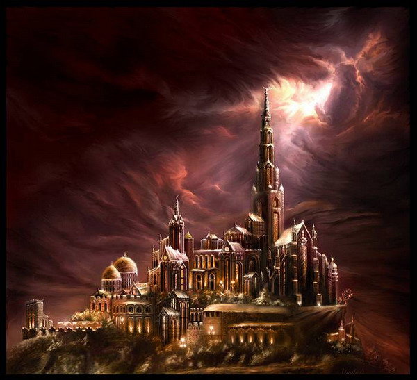 просвет - тьма, просвет, надежда, замок - оригинал