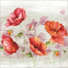 Схема вышивки «маки»