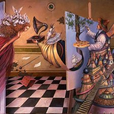 Схема вышивки «картина»