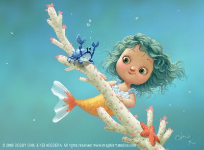 Русалочка - феи, волшебницы, русалки - оригинал