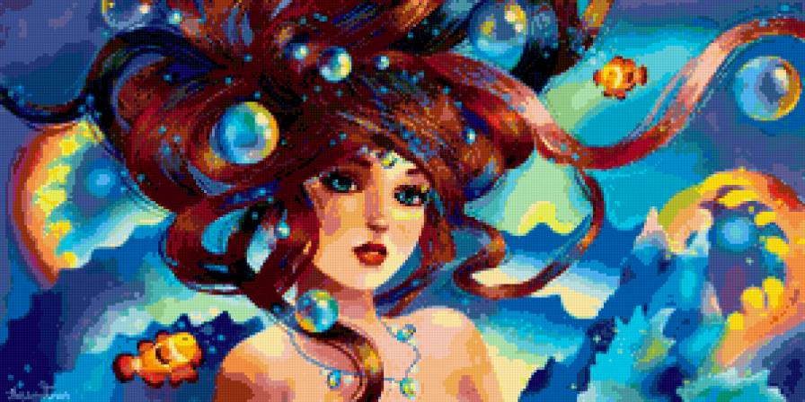 дева - вселенная, фантазия, хаус, девушка - предпросмотр