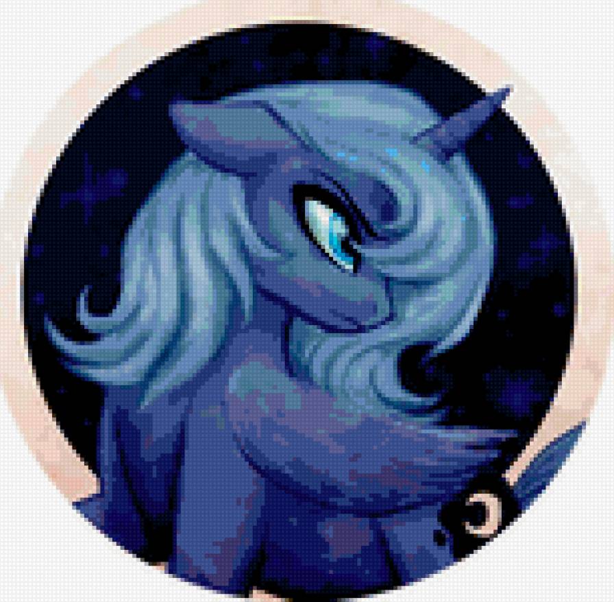 Lunar - my little pony - предпросмотр