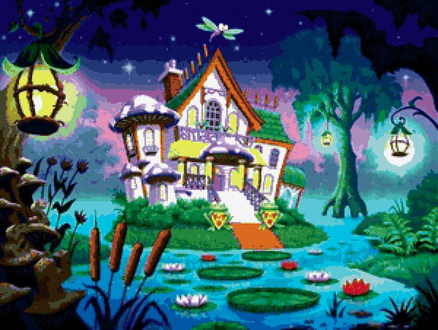 сказочный домик - домик - предпросмотр