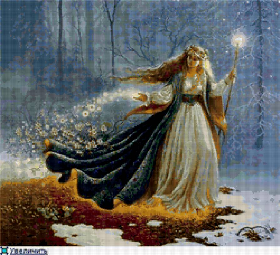 весна идет - девушка, весна, цветы - предпросмотр