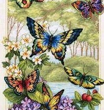 Оригинал схемы вышивки «бабочки» (№286577)