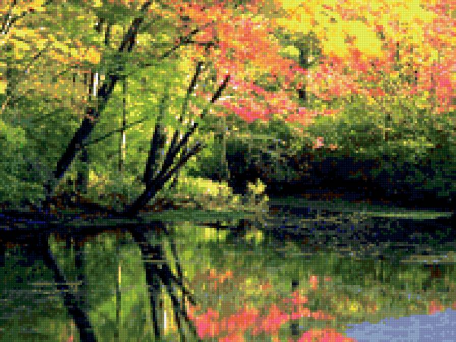 Осень - пейзаж, деревья, природа, осень - предпросмотр