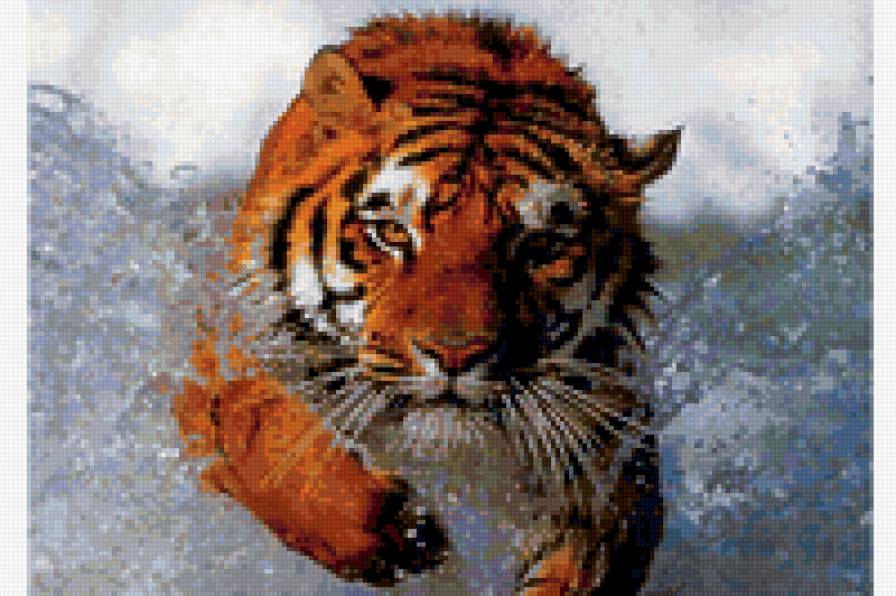 серия "животные" - животные, тигр - предпросмотр