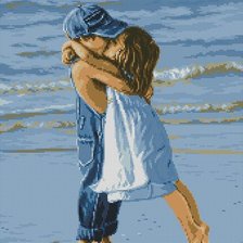 Схема вышивки «Поцелуй на берегу»